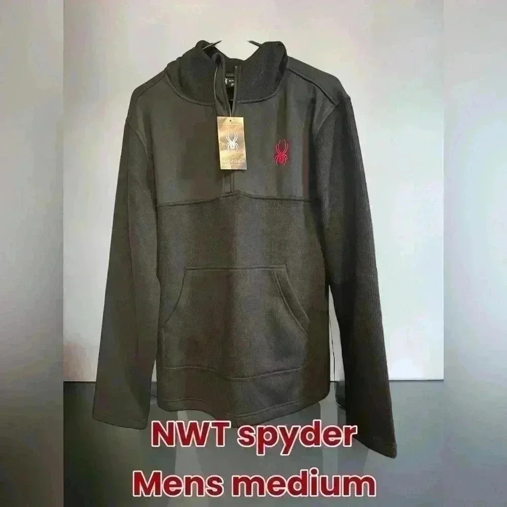 NWT men’s spyder zip up size medium